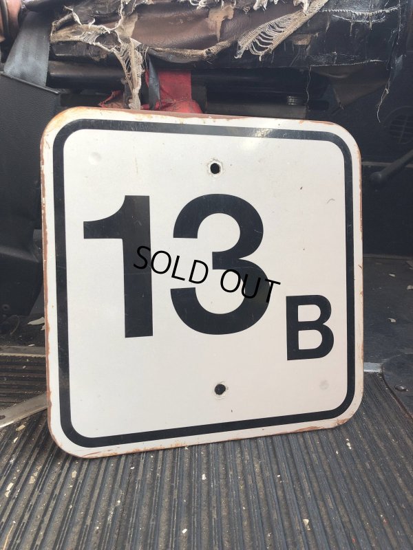 画像1: Vintage Road Street Sign 13B (R258)