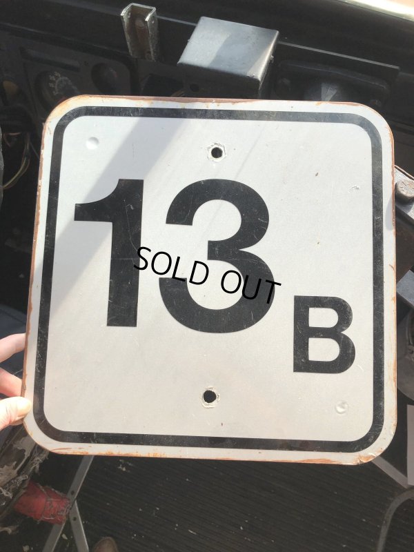 画像7: Vintage Road Street Sign 13B (R258)