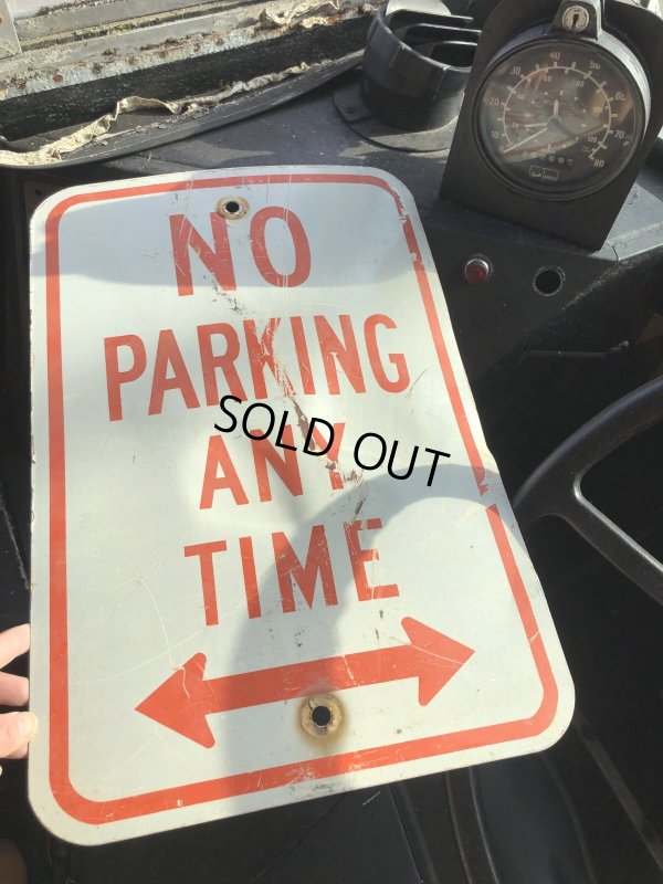 画像7: Vintage Road Street Sign NO PARKING ANY TIME ⇔ (R263)
