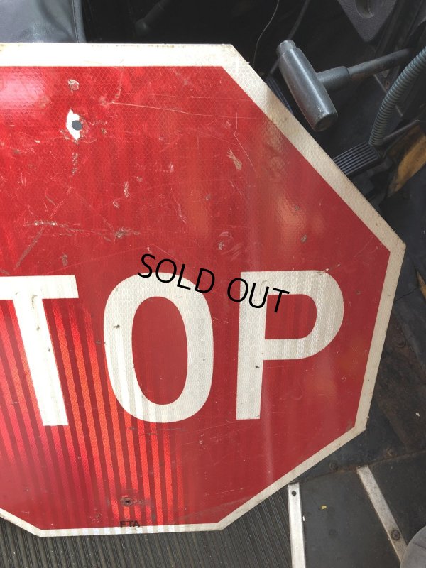 画像3: Vintage Road Street Sign STOP (R269)