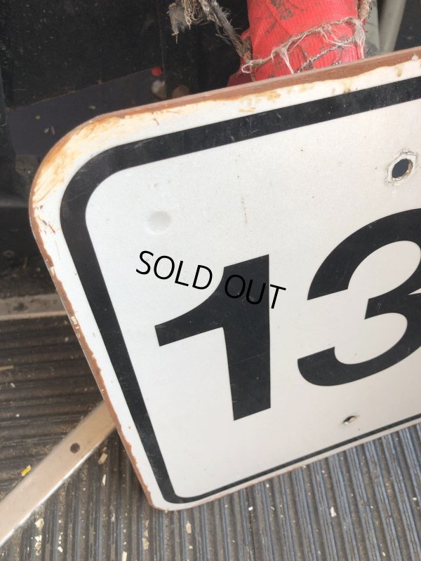 画像2: Vintage Road Street Sign 13B (R258)