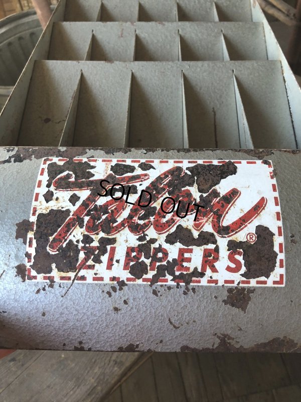 画像9: Vintage Talon Zipper Store Display Shelf Rack (R275)