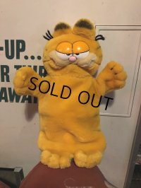 80s Vintage Garfield Hand Puppet Doll (R274)