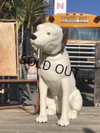 Vintage RCA Victor Advertising NIPPER The Dog Record Store Display Statue Huge (R278)