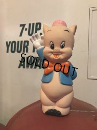 70s Vintage Dakin Porky Pig Vinyl Doll (R273)