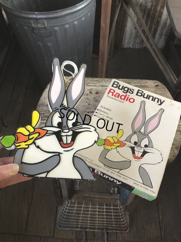 画像13: 70s Vintage WB Looney Tunes Bugs Bunny RADIO (R282)