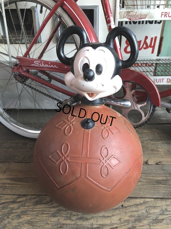 画像17: 70s Vintage Hoppity Hop Ride-On Ball Mickey Mouse (R283)