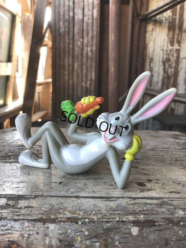 画像1: 70s Vintage WB Bugs Bunny Plastic Figure (R286)