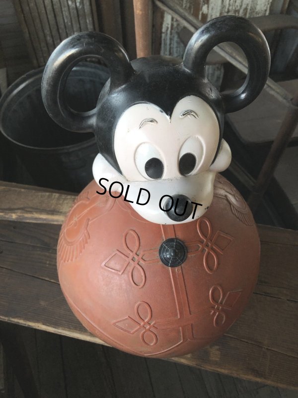 画像6: 70s Vintage Hoppity Hop Ride-On Ball Mickey Mouse (R283)