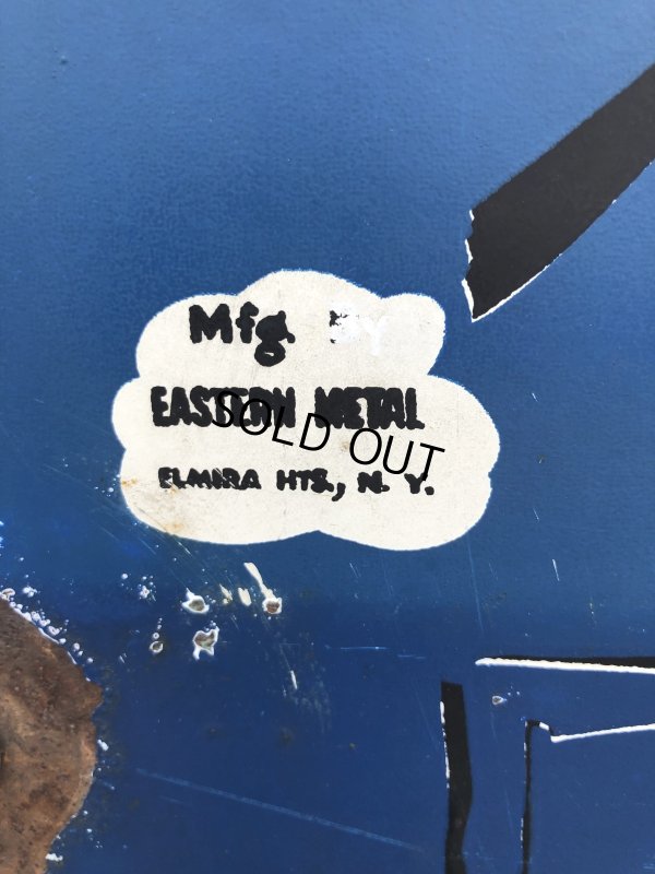 画像4: Vintage Metal Diecut Standing Service Man Estate Sign (R286)