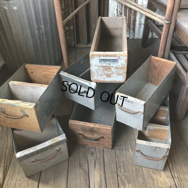 画像11: Vintage Primitive Cabinet Drawers (R292)