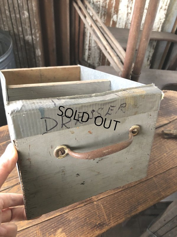 画像11: Vintage Primitive Cabinet Drawers (R288)