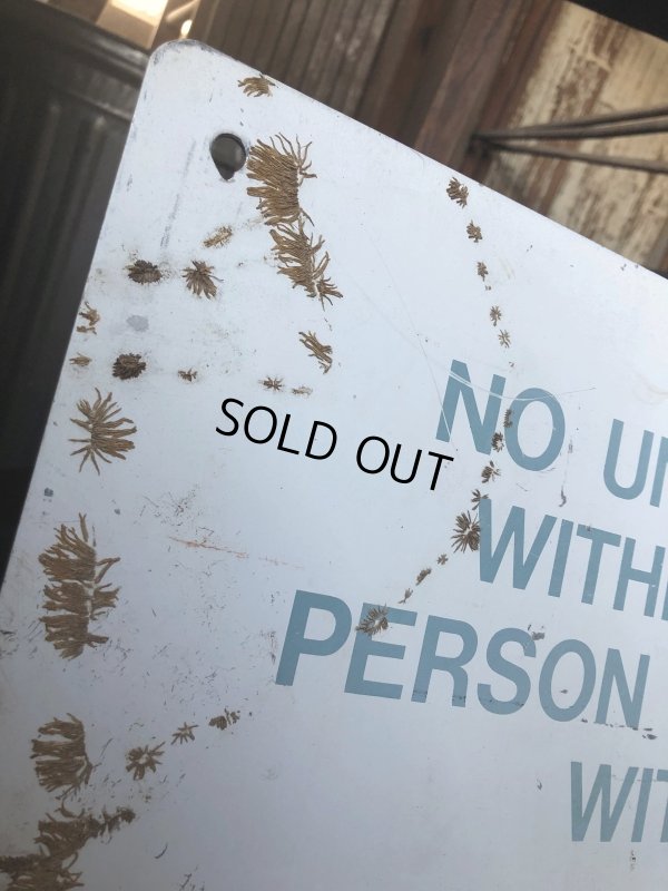 画像3: Vintage CALIFORNIA STATE PRISON Metal Sign (R295)