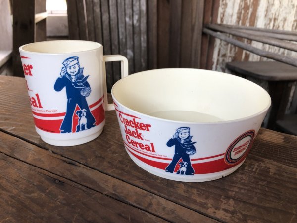 画像6: 80s Vintage Cracker Jack Cereal Bowl & Mug Cup SET (R298)