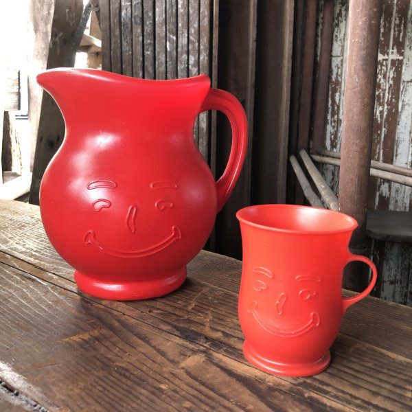 画像3: 90s Vintage Kool Aid Smiling Pitcher & Mug SET (R302)