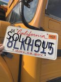Original USA California License Plate 8LKH515 (R324)