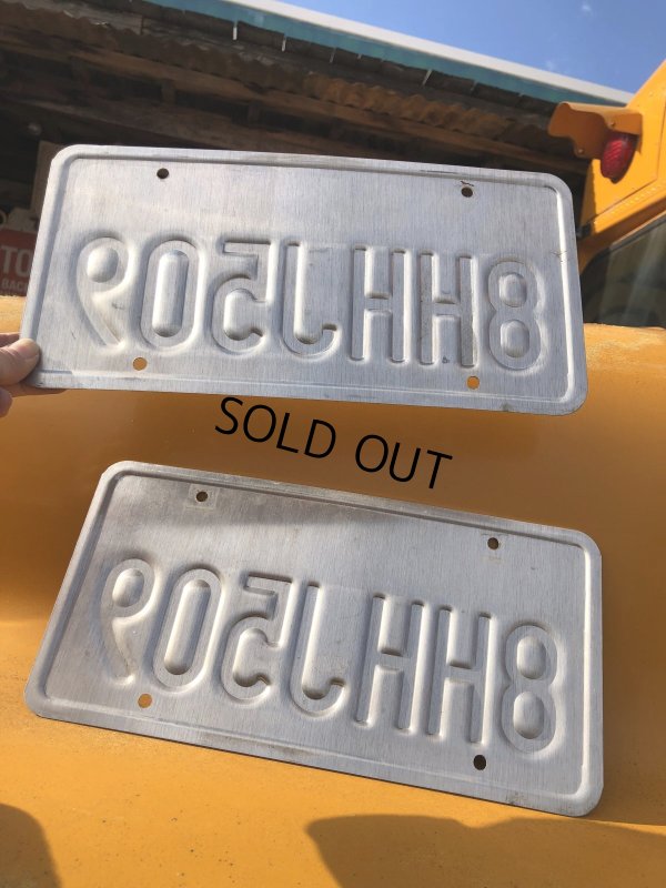 画像3: Original USA California License Plate 8HHJ509 SET (R306)