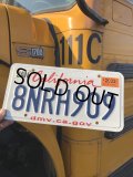 Original USA California License Plate 8NRH909 (R321)