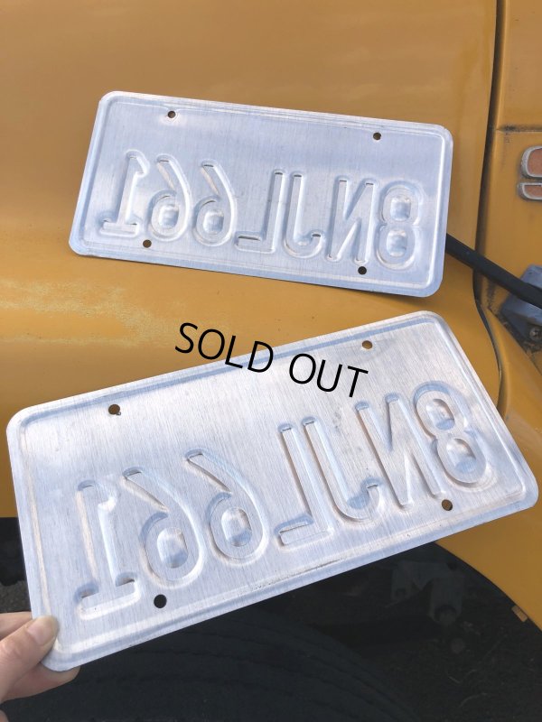 画像3: Original USA California License Plate 8NJL661 SET (R311)