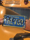 70s Vintage California Kids Bicycle Name License Plate / TREVOR (R337) 