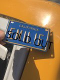 70s Vintage California Kids Bicycle Name License Plate / EMILIE (R338) 