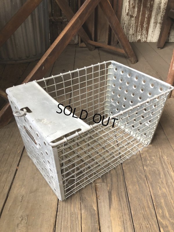 画像5: Vintage USA Industrial Metal Wire # Locker Basket GB-273 (R335)
