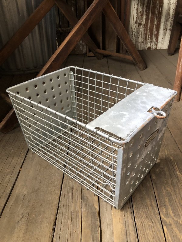 画像7: Vintage USA Industrial Metal Wire # Locker Basket GB-291 (R333)