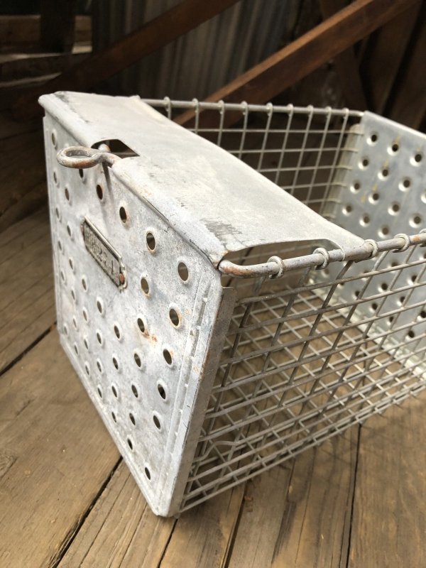 画像7: Vintage USA Industrial Metal Wire # Locker Basket GB-274 (R334)