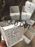 Vintage USA Industrial Metal Wire # Locker Basket GB-273 (R335)