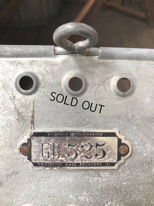 画像3: Vintage USA Industrial Metal Wire # Locker Basket GB-525 (R330)