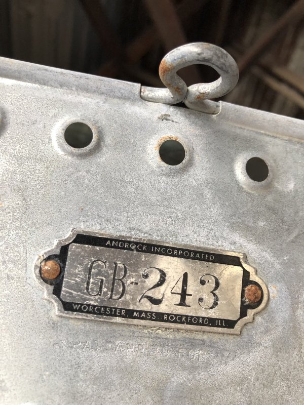 画像3: Vintage USA Industrial Metal Wire # Locker Basket GB-243 (R328)