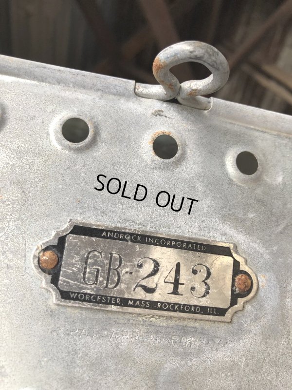 画像3: Vintage USA Industrial Metal Wire # Locker Basket GB-243 (R328)