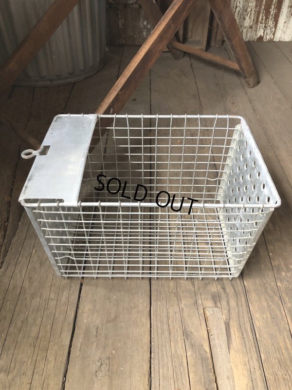 画像4: Vintage USA Industrial Metal Wire # Locker Basket GB-243 (R328)