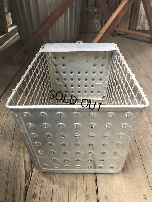 画像5: Vintage USA Industrial Metal Wire # Locker Basket GB-525 (R330)
