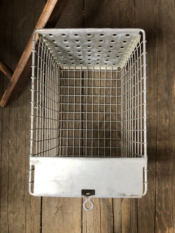 画像9: Vintage USA Industrial Metal Wire # Locker Basket GB-243 (R328)
