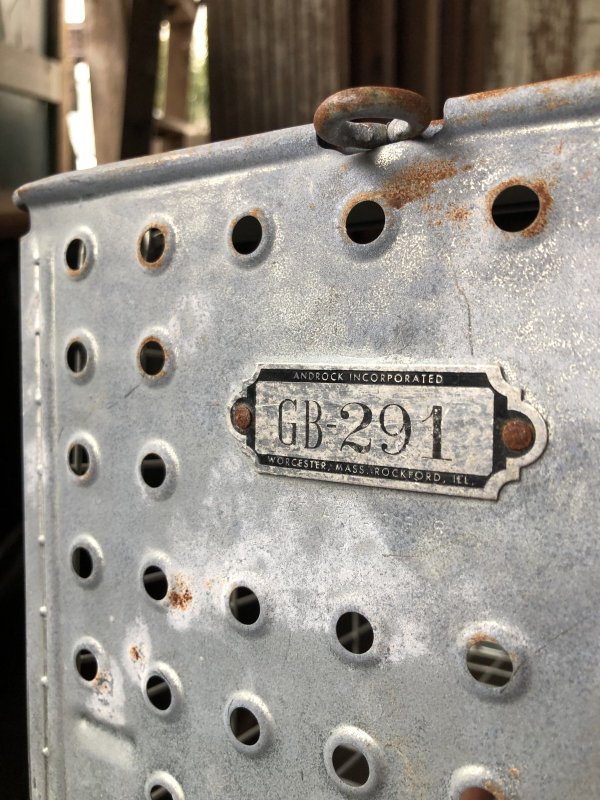 画像3: Vintage USA Industrial Metal Wire # Locker Basket GB-291 (R333)
