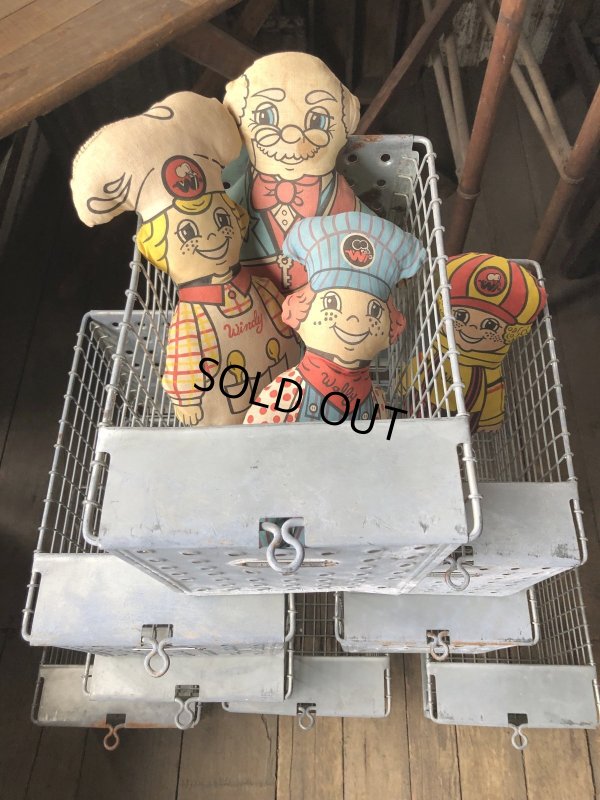 画像10: Vintage USA Industrial Metal Wire # Locker Basket GB-538 (R332)