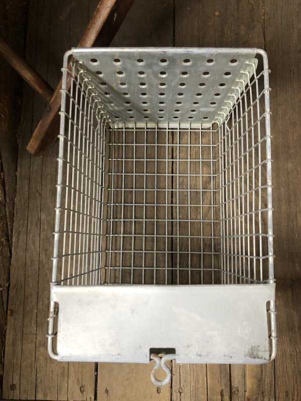 画像8: Vintage USA Industrial Metal Wire # Locker Basket GB-274 (R334)