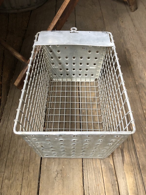 画像5: Vintage USA Industrial Metal Wire # Locker Basket GB-243 (R328)