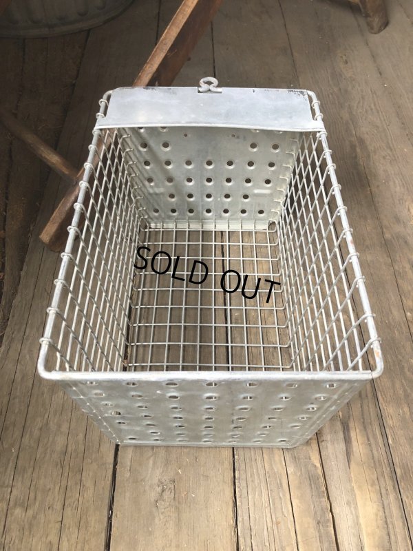 画像5: Vintage USA Industrial Metal Wire # Locker Basket GB-243 (R328)