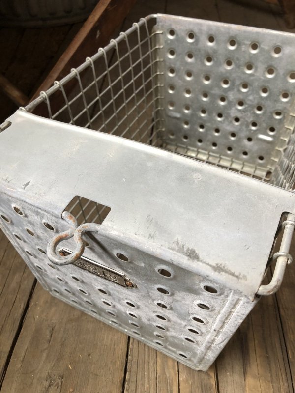 画像8: Vintage USA Industrial Metal Wire # Locker Basket GB-243 (R328)