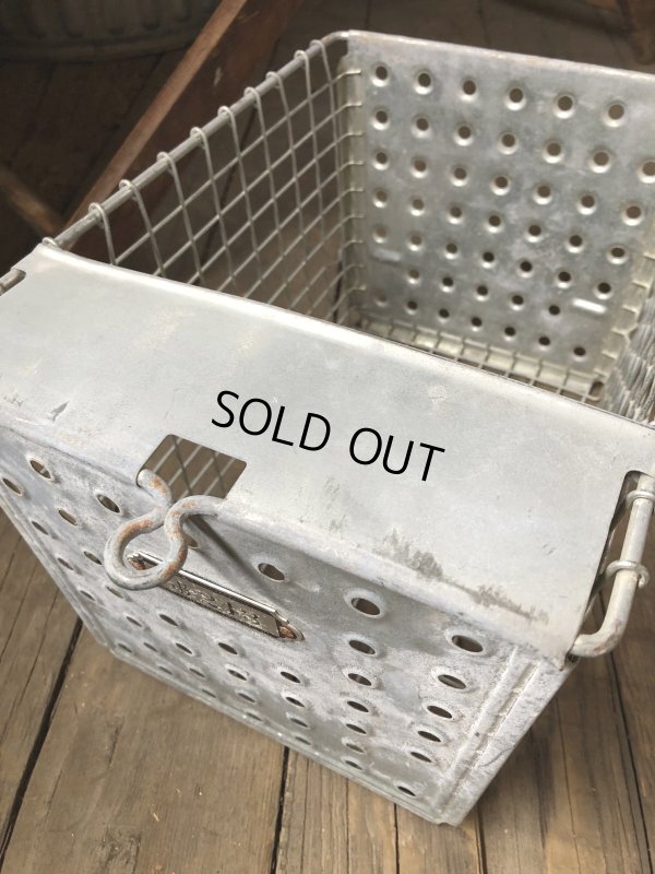 画像8: Vintage USA Industrial Metal Wire # Locker Basket GB-243 (R328)