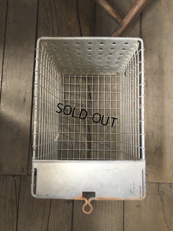 画像9: Vintage USA Industrial Metal Wire # Locker Basket GB-538 (R332)