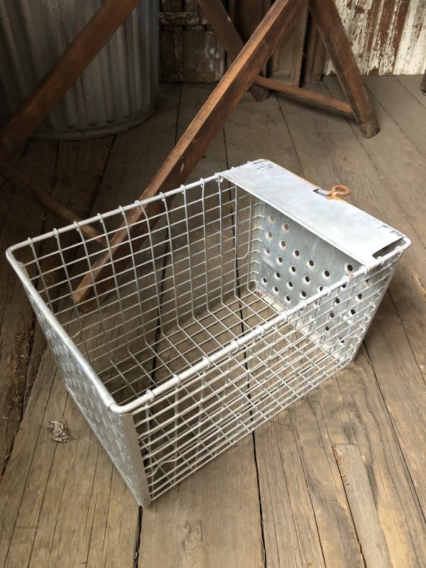 画像6: Vintage USA Industrial Metal Wire # Locker Basket GB-538 (R332)