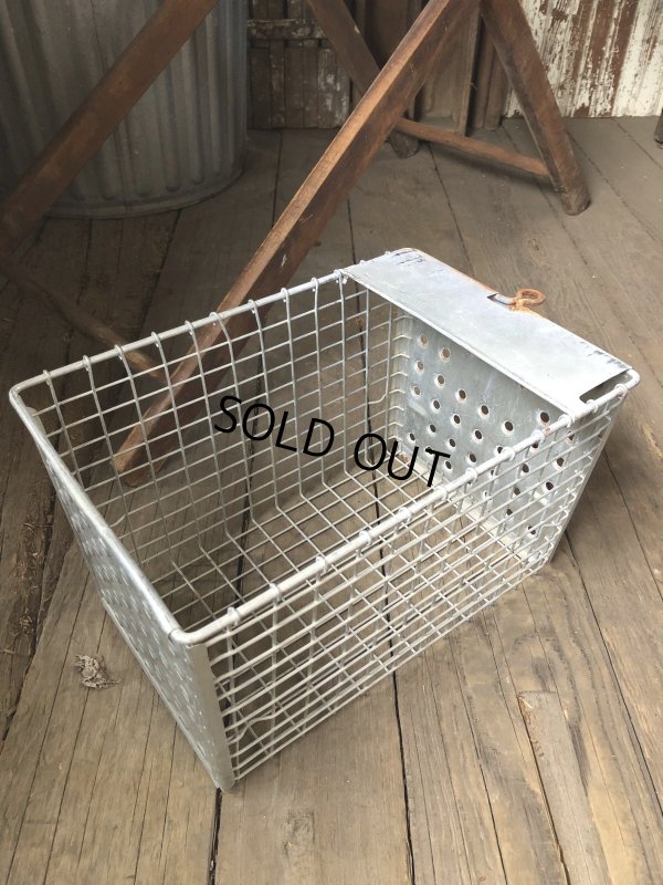 画像6: Vintage USA Industrial Metal Wire # Locker Basket GB-538 (R332)