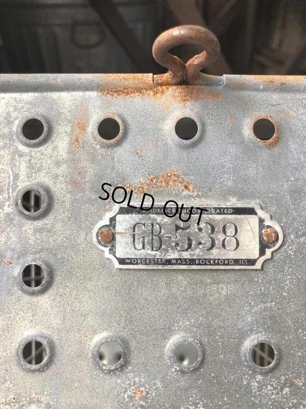 画像3: Vintage USA Industrial Metal Wire # Locker Basket GB-538 (R332)