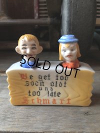 Vintage Drunkenman Double Vision 4 Four Eyed Nodder Shakers (R338)