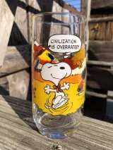 80s Vintage McDonald's Camp Snoopy Collection Glass (R345)
