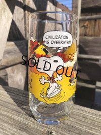80s Vintage McDonald's Camp Snoopy Collection Glass (R345)