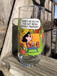 80s Vintage McDonald's Camp Snoopy Collection Glass (R346)